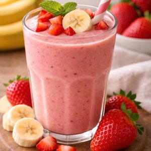 Smoothie dâu chuối