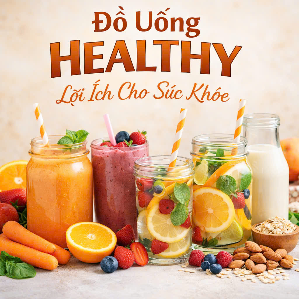 Lợi ích của đồ uống healthy