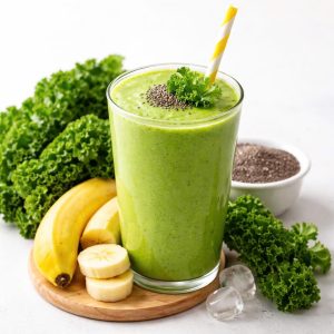 Smoothie cải kale & chuối