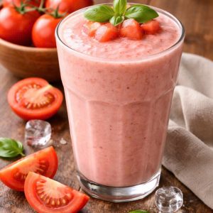 Sinh tố cà chua sữa